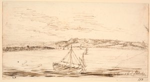 Garonne nehrinden görülen Lormont, Bordeaux