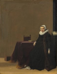Köpekli Bir Kadın Portresi, c.1635
