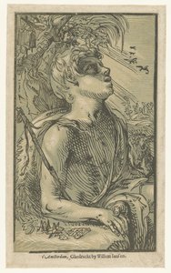 Vaftizci Yahya Vahşi Doğada by Hendrick Goltzius (attributed to)