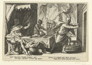 Lycaon bir kurda dönüşüyor Ovid