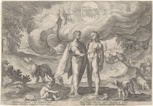 Prometheus ilk insanı yaratır Ovid