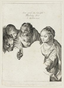 Çobanların Hayranlığı by Hendrick Goltzius
