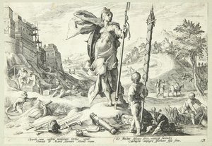 Bronz Çağı by Hendrick Goltzius
