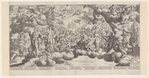 Aşk Tanrısı ve Ruhun Düğünü by Hendrick Goltzius