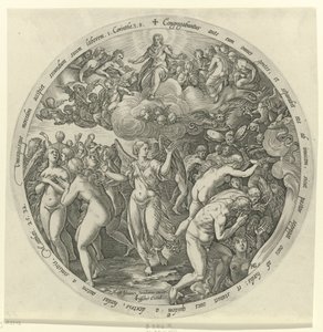 Mübarekler lanetlilerden ayrılır Son Yargı (dizi adı) by Hendrick Goltzius