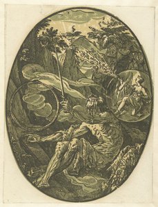 Sonsuzluk Mağarasında Demogorgon Tanrılar ve Tanrıçalar (dizi adı) by Hendrick Goltzius