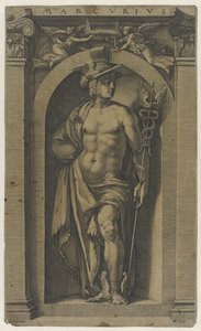 Merkür Marcius (nesne üzerindeki başlık) by Hendrick Goltzius