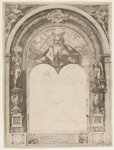 Musa, Yasa Levhalarıyla by Hendrick Goltzius