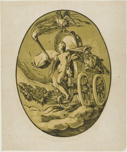 Nox, Demogorgon ve Tanrılar'dan yedinci plaka by Hendrick Goltzius