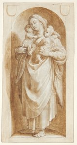 Hayır kurumu by Hendrick Goltzius