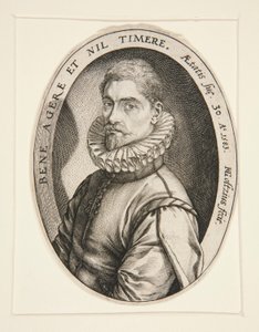 Hieronymous Scholiers Portresi by Hendrick Goltzius
