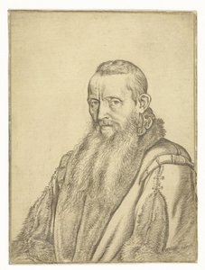 Bir ilahiyatçının portresi by Hendrick Goltzius