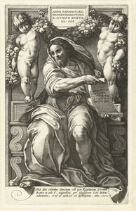 Peygamber Yeşaya by Hendrick Goltzius