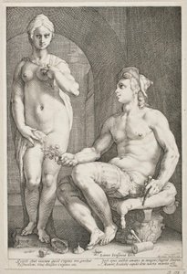 Pigmalion ve Galatea by Hendrick Goltzius