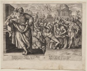 Aziz Bartholomeos by Hendrick Goltzius