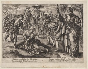 Aziz Thomas by Hendrick Goltzius