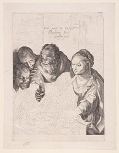 Çobanların Tapınması by Hendrick Goltzius
