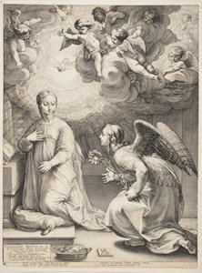 Duyuru by Hendrick Goltzius