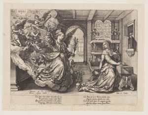 Müjde by Hendrick Goltzius