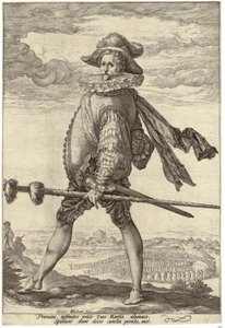 Piyade Kaptanı by Hendrick Goltzius
