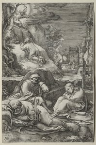 Tutku: Bahçedeki Acı by Hendrick Goltzius
