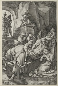 Tutku: Entombment by Hendrick Goltzius