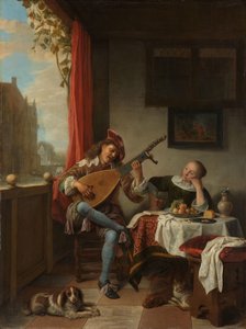 Lutenist Ud Oyuncusu by Hendrick Martensz. Sorgh