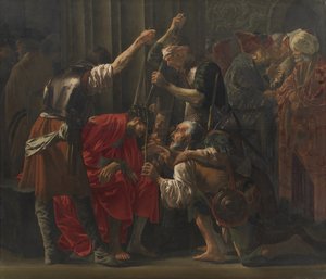 Dikenlerle Taçlandırılan İsa by Hendrick ter Brugghen