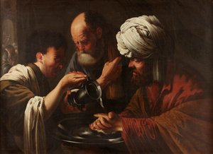 Pilatus Ellerini Yıkarken, c.1615-1628