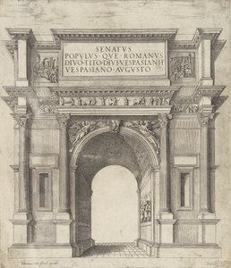 Roma İmparatorluğu Halkının Senatosu, Titus, Vespasian, Vespasian'ın oğlu, Augustus by Hendrick van Schoel