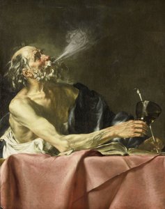 Geçiciliğin Sigara İçen Alegorisi by Hendrick van Someren