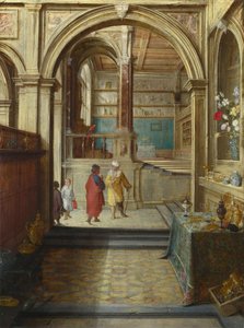 Krezüs ve Solon, c. 1610 by Hendrick van Steenwyck the Younger