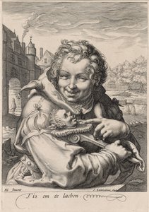 Aptal, I. Sauredam tarafından gravür, c.1595 (döşemiş kağıt üzerine gravür)
