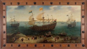 Amsterdam dört direkli Gemi De Hollandsche Tuyn ve diğer Gemiler, Paulus van Heerden Komutanlığı altında Brezilya