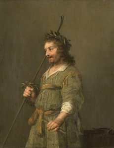 Çoban kılığına girmiş bir adamın portresi by Hendrik Gerritsz Pot