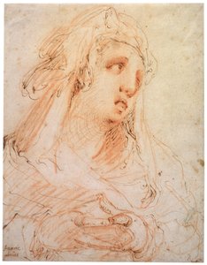 Genç Bir Kadın Mary Magdalene, 16. yüzyılın sonları veya 17. yüzyılın başlarında by Hendrik Goltzius