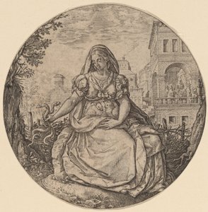 İhtiyat Alegorisi by Hendrik Goltzius