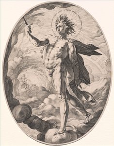 Apollon, 1588. by Hendrik Goltzius