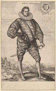 Balthosa Bathori de Somalay by Hendrik Goltzius