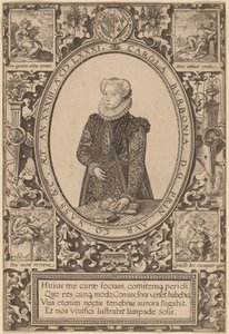 Burbonlu Charlotte by Hendrik Goltzius