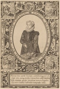 Burbonlu Charlotte by Hendrik Goltzius