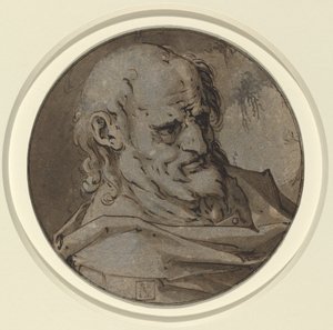 Bir Havarinin Başkanı by Hendrik Goltzius