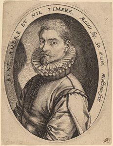 Jerome Scholiers by Hendrik Goltzius