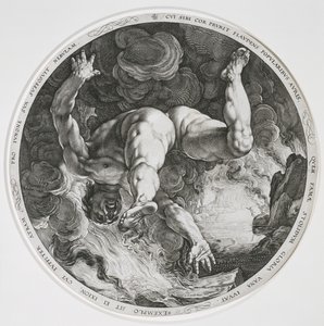İksion, 1588 by Hendrik Goltzius