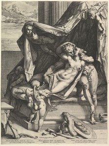 Mars ve Venüs, 1588. by Hendrik Goltzius