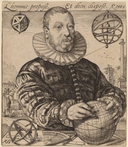Deventerli Nicolaus Petri by Hendrik Goltzius