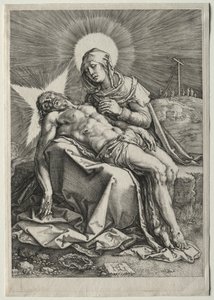 Pieta, 1596. by Hendrik Goltzius