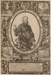 William, Nassau Kontu, Orange Prensi by Hendrik Goltzius