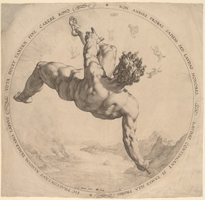 Fayton by Hendrik Goltzius, after Cornelis Cornelisz van Haarlem