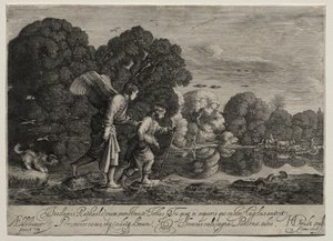 Tobias ve Melek (küçük tabak)